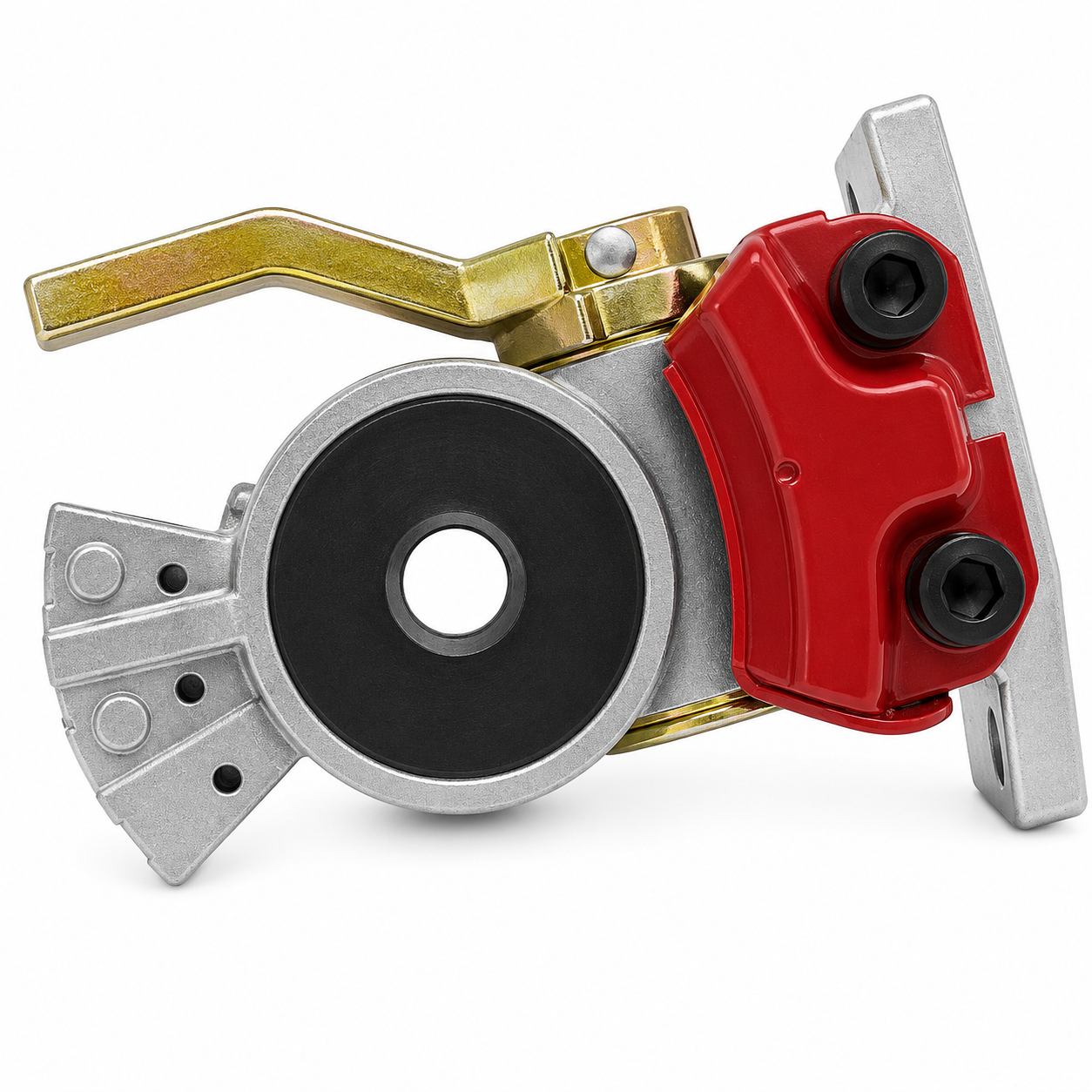 Shutoff Gladhand Emergency Compatible with Universal Applications – Red 2-Bolt Plate Mount with 3/8in Female Pipe Connection – Compatible with 9203 – 035152 – 441014