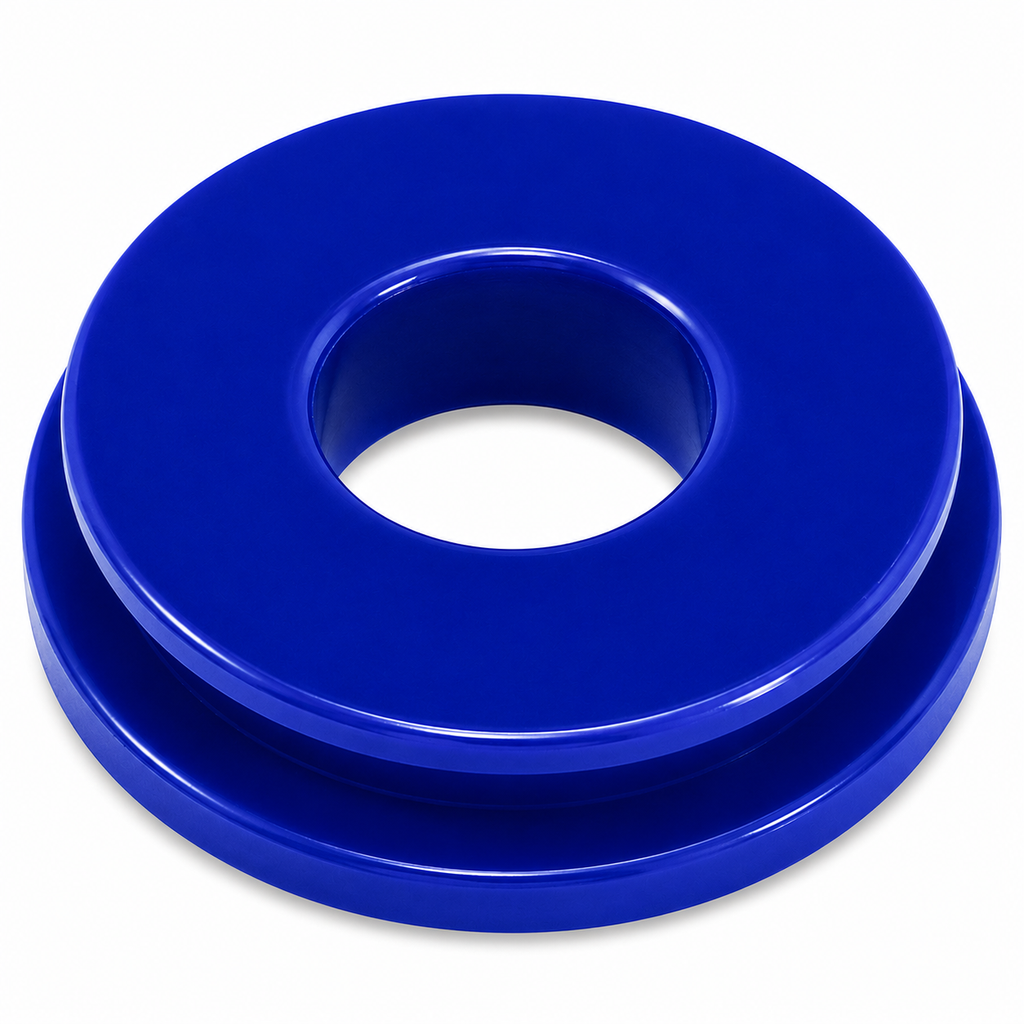 Gladhand Seal Blue Poly Small Face Compatible with Heavy-Duty Truck & Trailer Air Brake Applications – Pack of 10 – Compatible with 101115B – 441738 – DA9017B – GT-2602