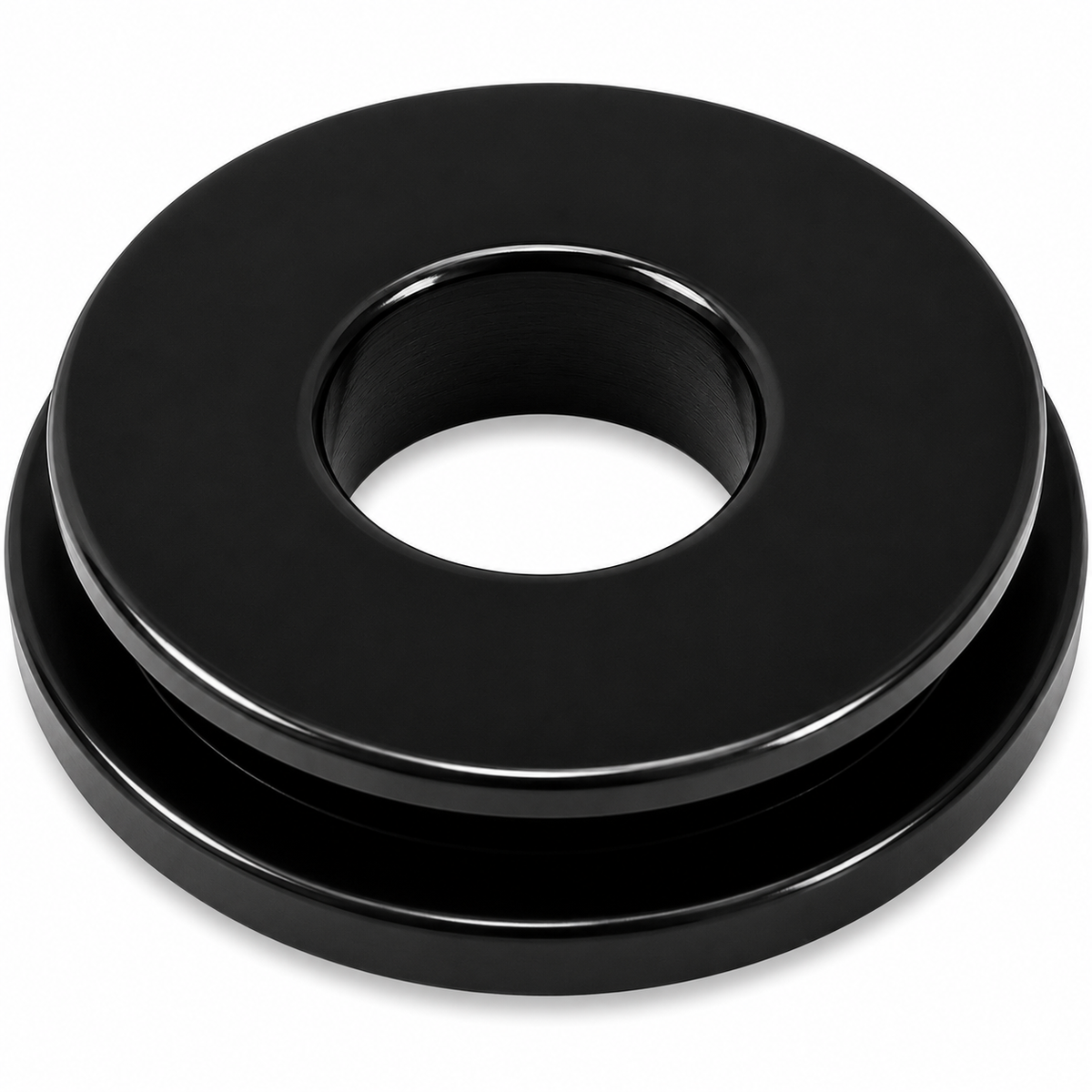 Gladhand Seal Black Poly Small Face Compatible with Heavy-Duty Truck & Trailer Air Brake Applications – Pack of 10 – Compatible with 101114 – 441739 – GT-2603