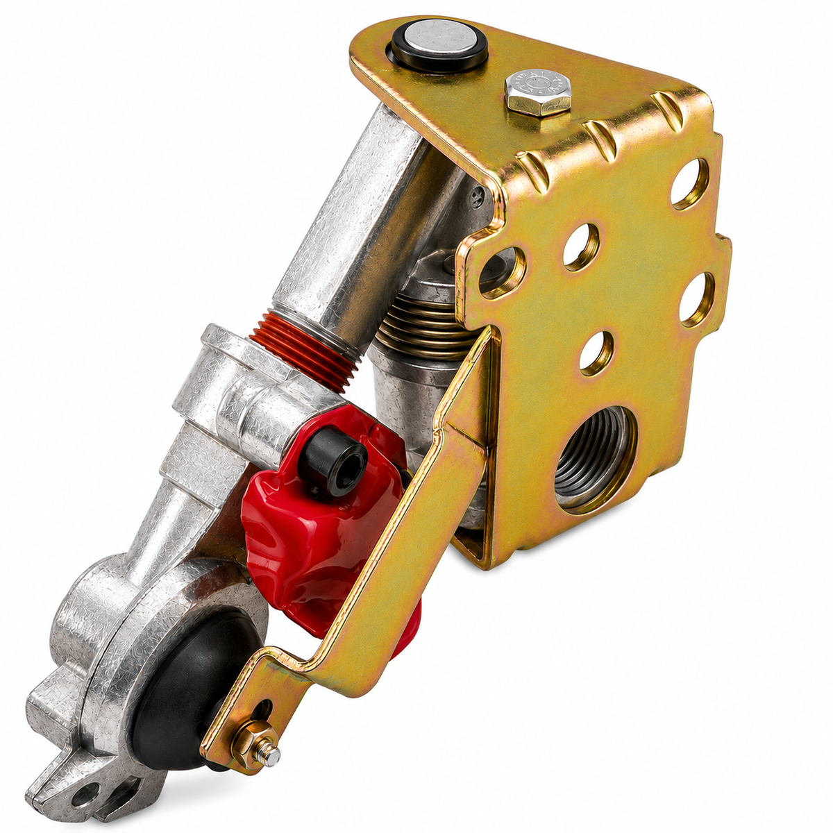 Pivoting Emergency Gladhand Compatible with Universal Applications – Rear Port 3/8in NPT – Red – Compatible with 9312 – 441103