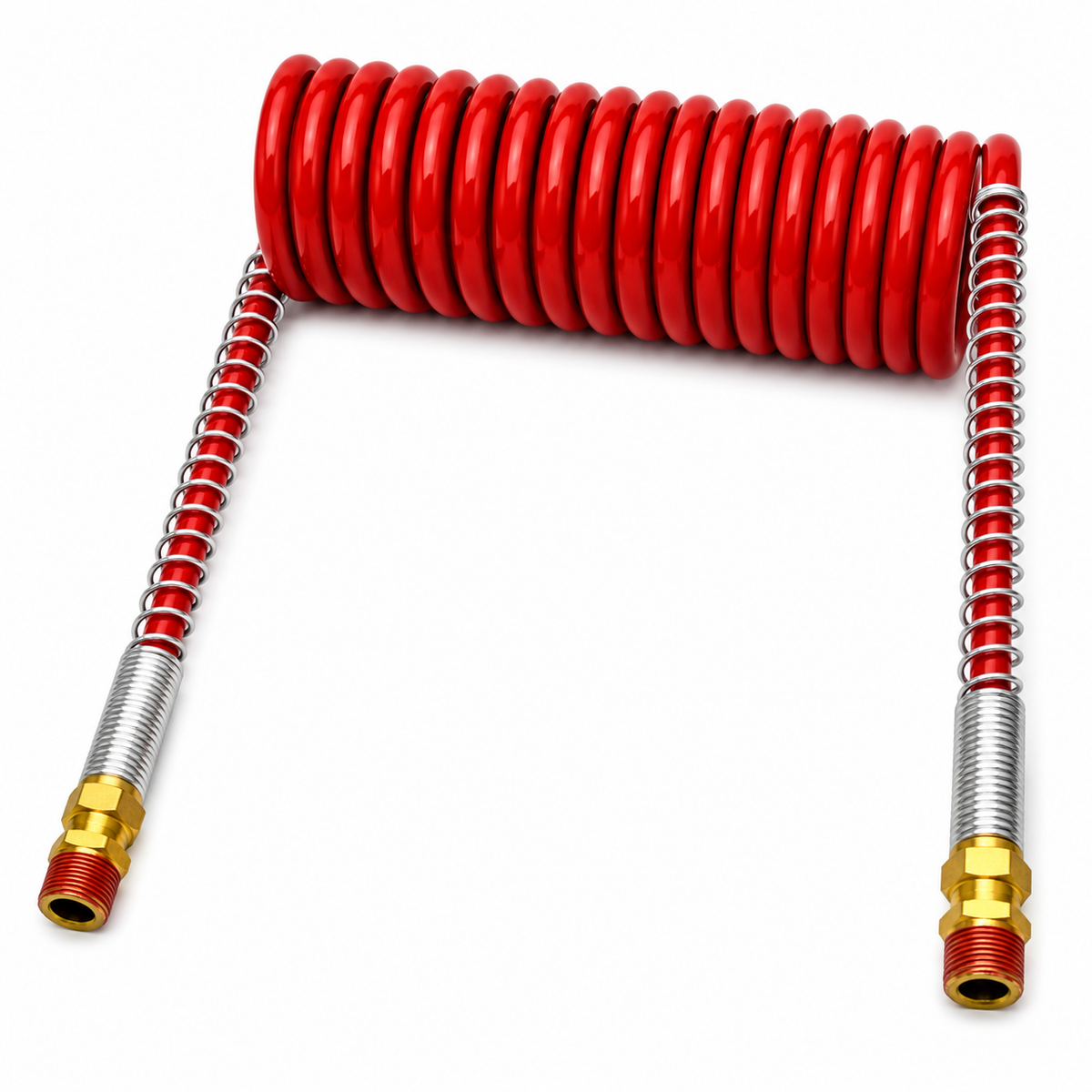 Single Air Coil 15ft Red & Blue Pair Compatible with Universal Applications – 1/2in OD with 1/2in Male Pipe Fittings – Compatible with 16215R – 022026 – 451036NR – 16215B – 022027 – 451036NB