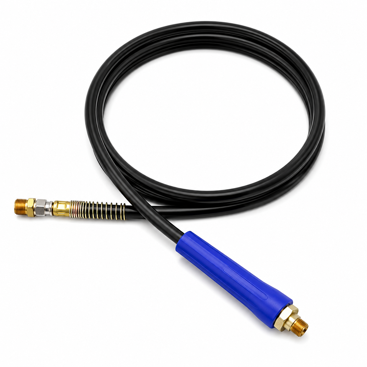Rubber Air Line Service & Emergency 12ft Pair Compatible with Universal Applications – SAE J1402 / DOT FMVSS106 – 3/8in ID – Compatible with 16912B – 16912R