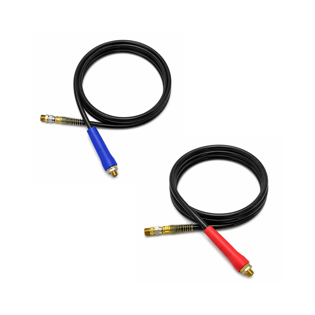 Rubber Air Line Emergency & Service 15ft Pair Compatible with Universal Applications – SAE J1402 / DOT FMVSS106 – 3/8in ID – Compatible with 16915R – 455168R – 16915B – 455168B
