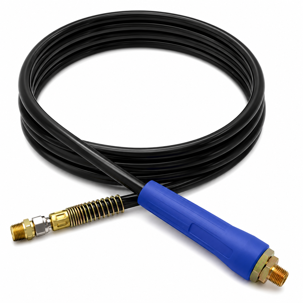 Rubber Air Line Emergency & Service 15ft Pair Compatible with Universal Applications – SAE J1402 / DOT FMVSS106 – 3/8in ID – Compatible with 16915R – 455168R – 16915B – 455168B