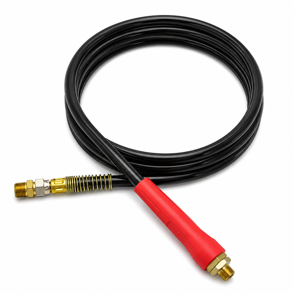 Rubber Air Line Emergency & Service 15ft Pair Compatible with Universal Applications – SAE J1402 / DOT FMVSS106 – 3/8in ID – Compatible with 16915R – 455168R – 16915B – 455168B