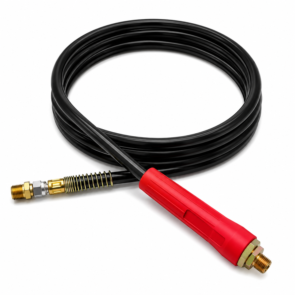 Rubber Air Line Emergency & Service 15ft Pair Compatible with Universal Applications – SAE J1402 / DOT FMVSS106 – 3/8in ID – Compatible with 16915R – 455168R – 16915B – 455168B