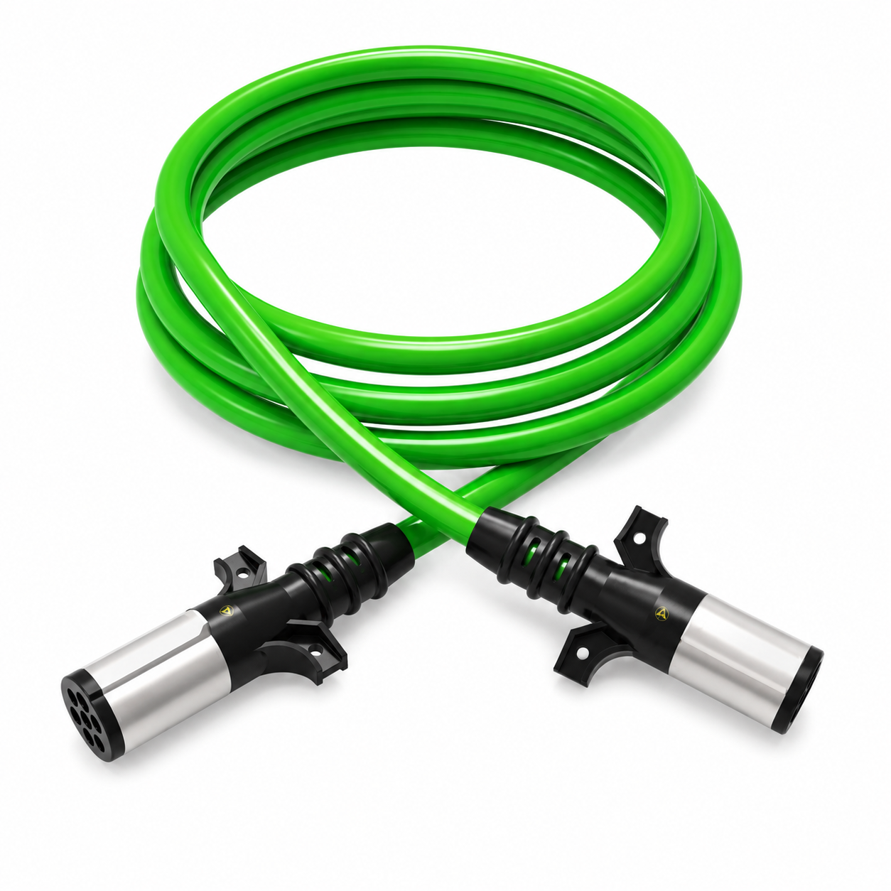 ABS Electrical Cable 12ft Compatible with Universal Applications – Sealed Straight Green Electrical Cord – 4/12ga, 2/10ga, 1/8ga – Compatible with 7AAB122MW, 421156