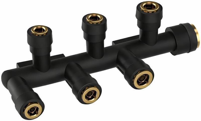 Air Manifold for International IHC – 4× 1/4 in PLC, 2× 3/8 in PLC & 1× 1/2 in PLC Ports – Compatible with OEM 2015711C1