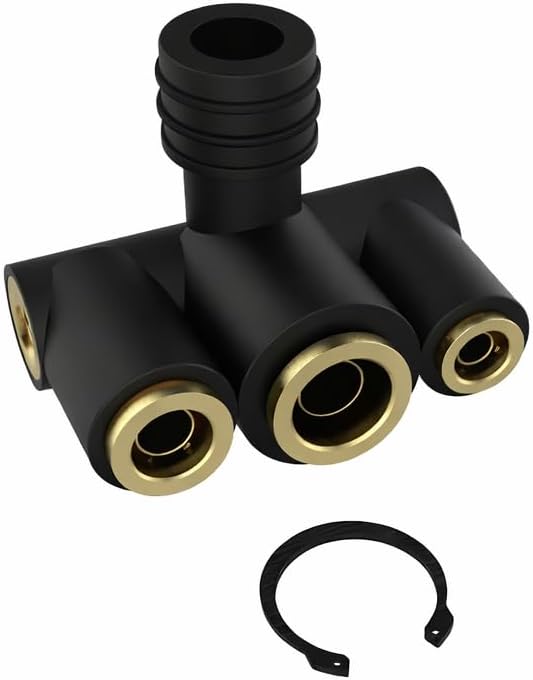 Air Manifold for International IHC – 3/8 in, 1/2 in & 5/8 in PLC Ports – Double O-Ring Press-Fit Port – Compatible with OEM 3598067C1