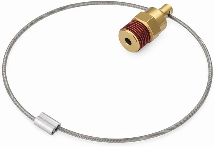 Drain Valve Low Profile 3/8in NPT w/ 12 in Looped Cable – Compatible with OEM A12-22111-000, A1222111000