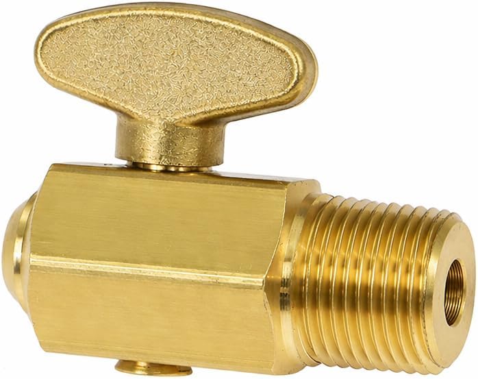 Drain Valve Wing Handle 3/8in NPT – 1/4 Turn, Low Pressure up to 30 PSI – Replaces 177.4041 – Compatible with OEM QDCR6016