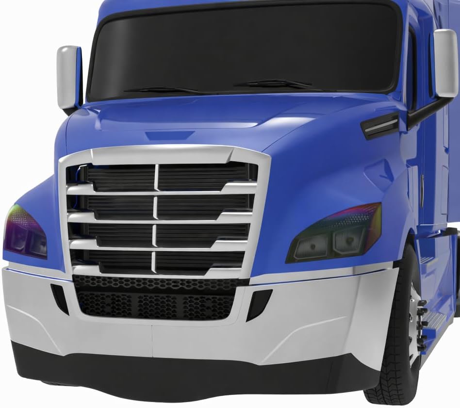 Bumper Mesh RH/LH 2-Piece for Freightliner New Cascadia P4 (2018–Up) – Use with Wabco Collision Radar – Compatible with OEM 2128985001, 2128985003