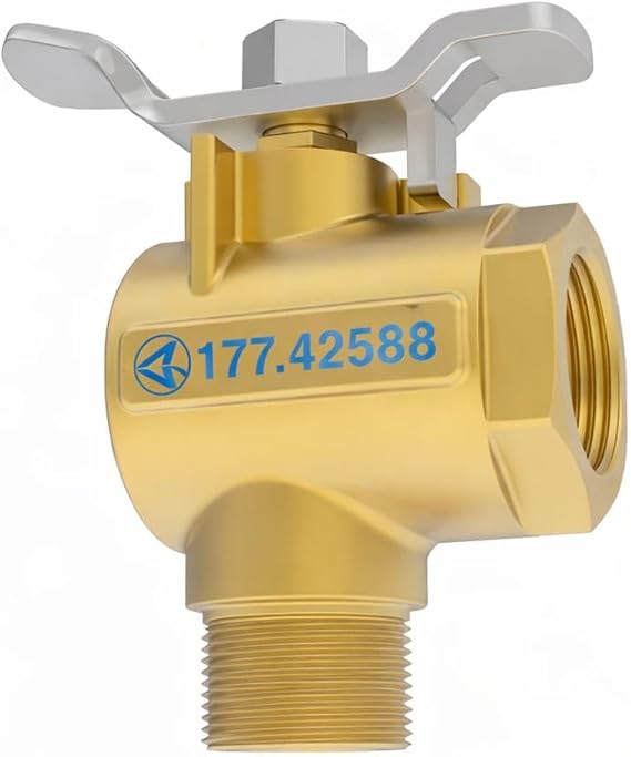 Ball Valve 1/2 in MNPT x 1/2 in FNPT – Steel Tee Handle – Replaces 177.425DD – Compatible with OEM VL2450