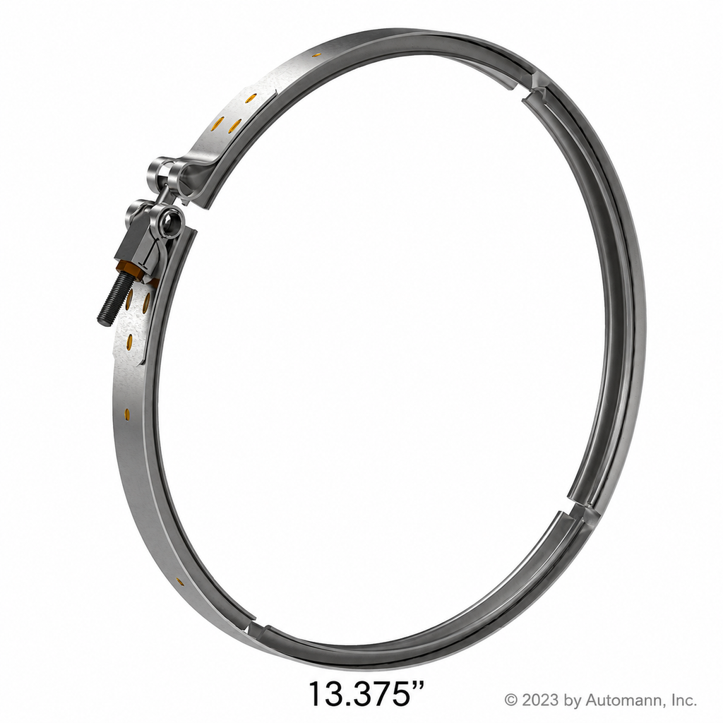 DPF V-Band Clamp Compatible with Cummins ISM ISX12 ISX15 Applications – 12.5in Body Size 13.375in Nominal Diameter – Compatible with 2871863