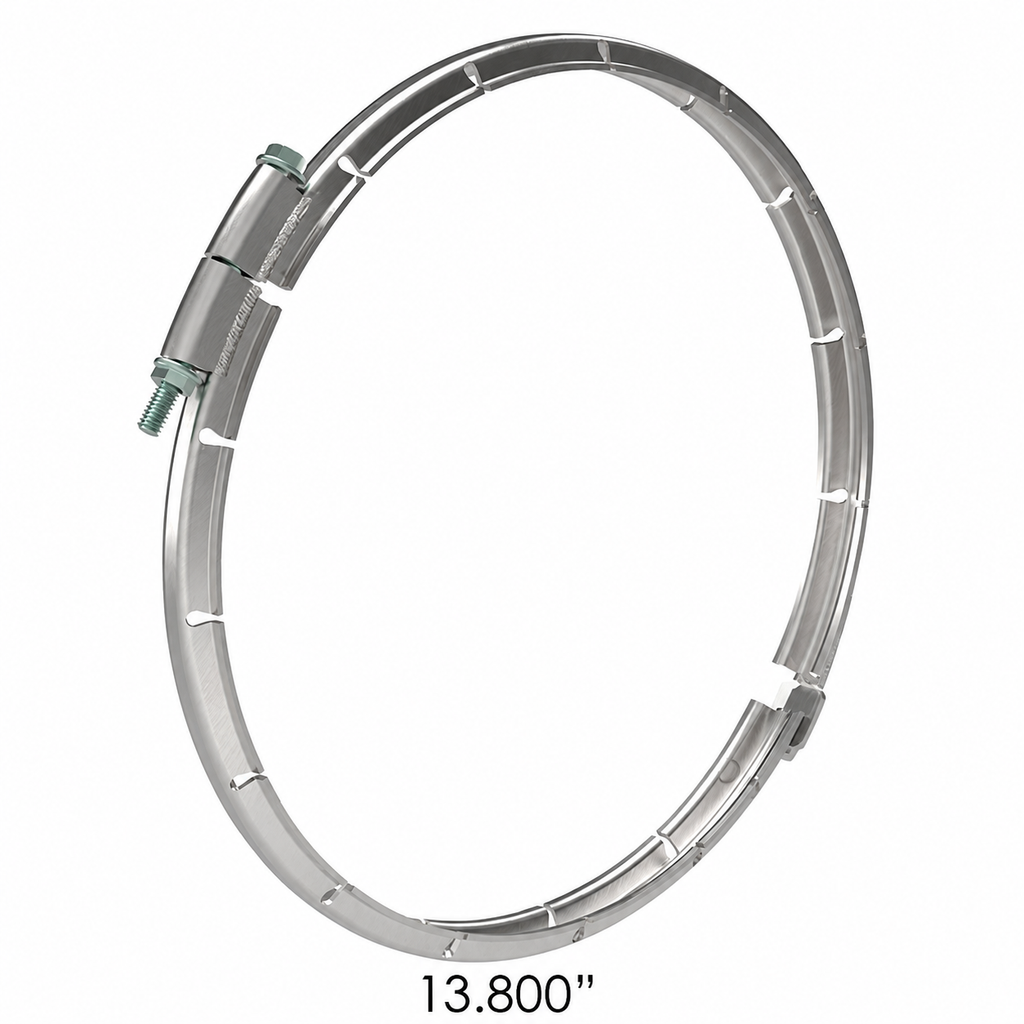 DPF Clamp Compatible with International MaxxForce 11 13 Applications – Use with 562.U85108TP – Compatible with 2604049C91 – FLTXC138PS
