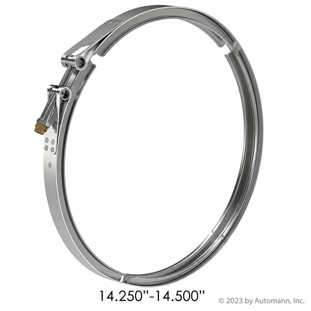 V-Band Clamp Compatible with Mercedes Detroit Diesel DD13 DD15 Series 60 MBE4000 EPA07 DPF Applications – 14.180in Nominal Diameter – Compatible with 2023037 – 21048521 – DDEA4709950002