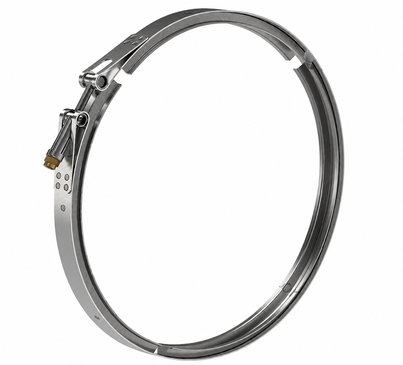 V-Band Clamp Compatible with Mercedes Detroit Diesel DD13 DD15 Series 60 MBE4000 EPA07 DPF Applications – 14.180in Nominal Diameter – Compatible with 2023037 – 21048521 – DDEA4709950002