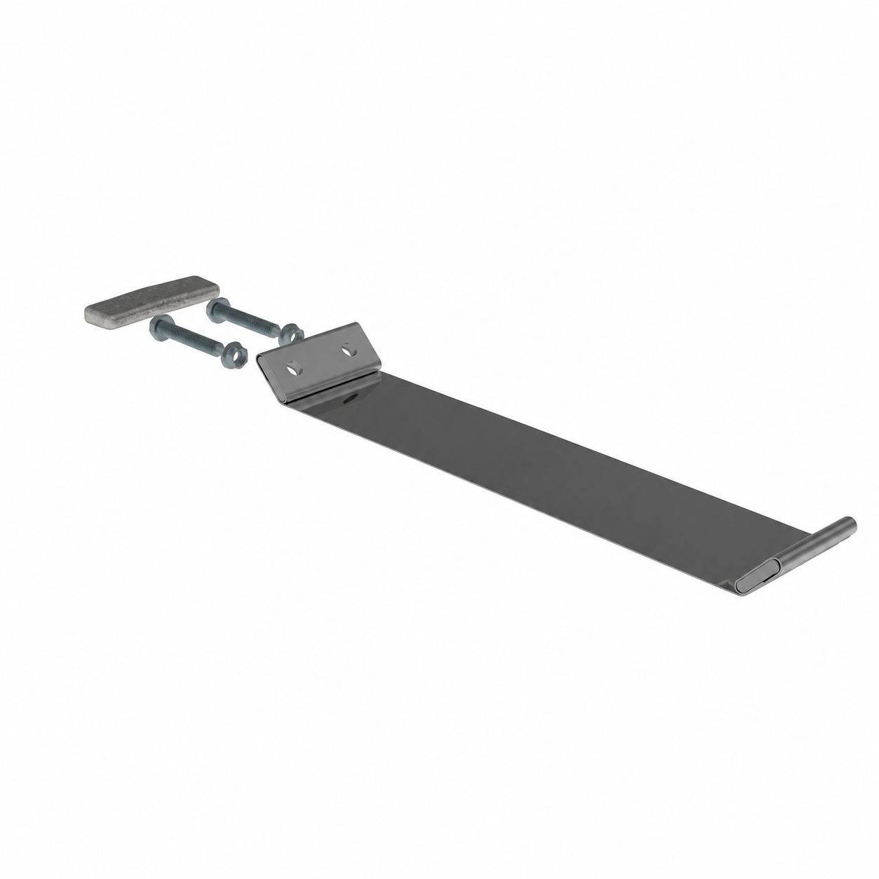 Exhaust Band Clamp Flat Early Style 4in Compatible with Universal Applications – Stainless Steel – Compatible with FL4SS – X004482