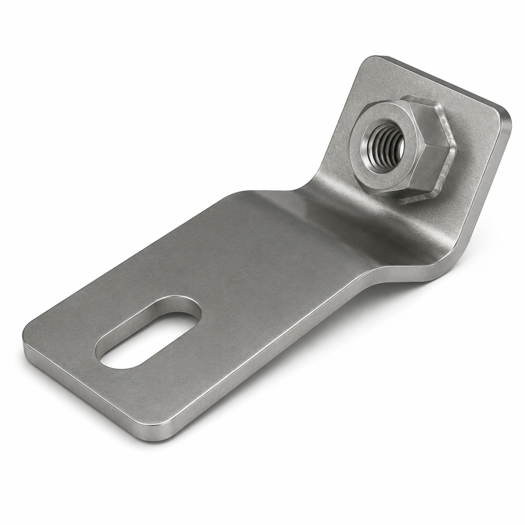 Heat Shield Bracket Compatible with Peterbilt Applications – Zinc Coated Steel – Compatible with M116214
