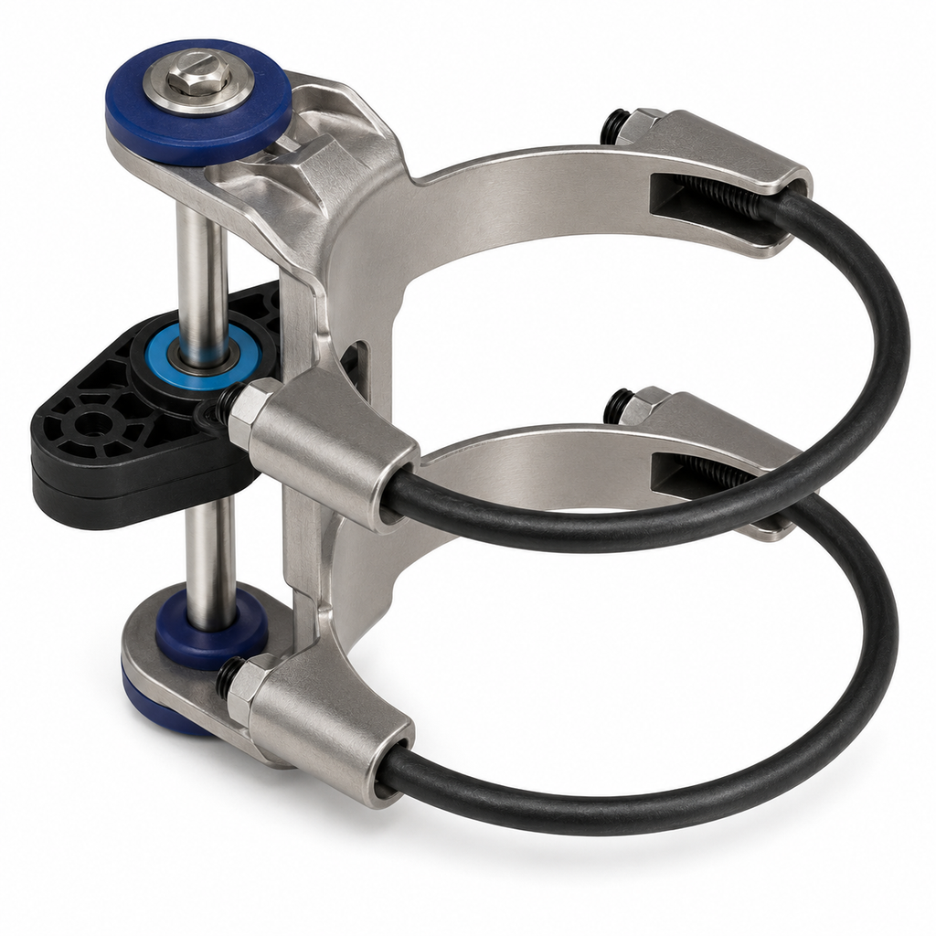 Exhaust Slider Clamp Assembly LH Compatible with Peterbilt 388 389 Applications – Includes M136109KUB – Compatible with M166048