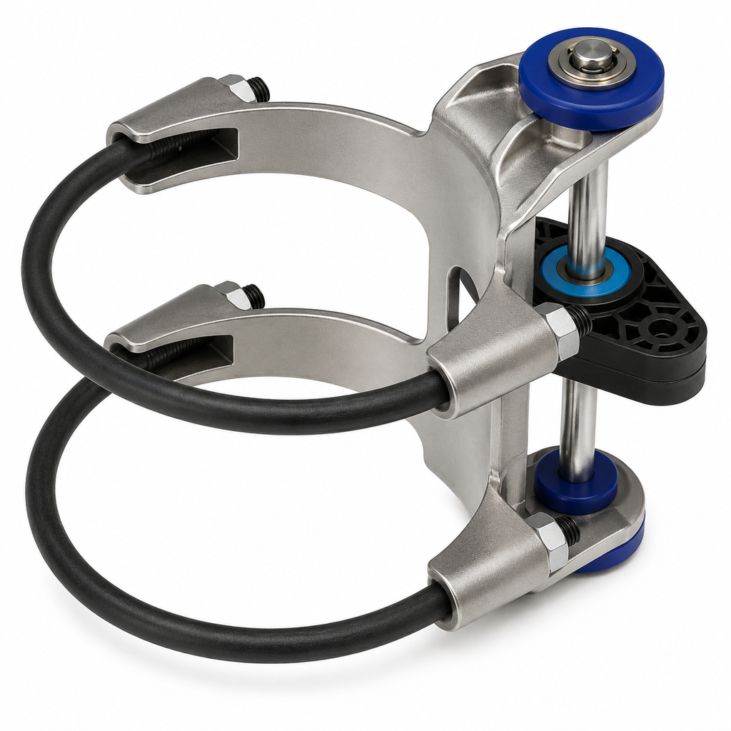 Exhaust Slider Clamp Assembly RH Compatible with Peterbilt 388 389 Applications – Includes M136109KUB – Compatible with M166048R