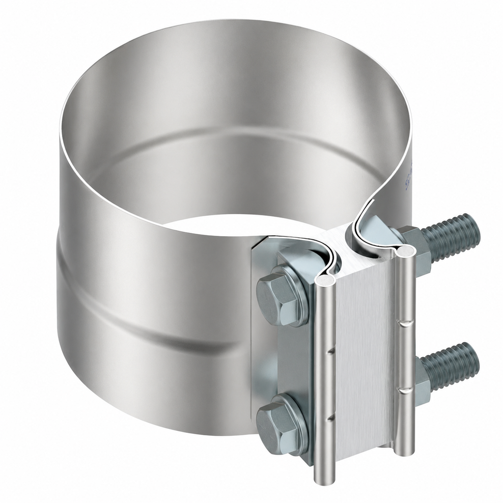 Exhaust Band Clamp 4in Compatible with Universal Applications – Preformed Stainless Steel – Compatible with 40PLA – W33224