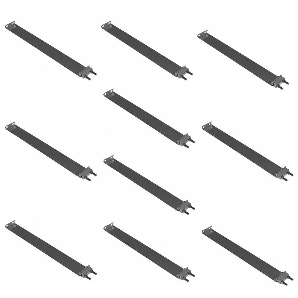 Exhaust Band Clamp Flat 8in Compatible with Universal Applications – Stainless Steel EZ Seal Type – Pack of 10 – Compatible with E80ST
