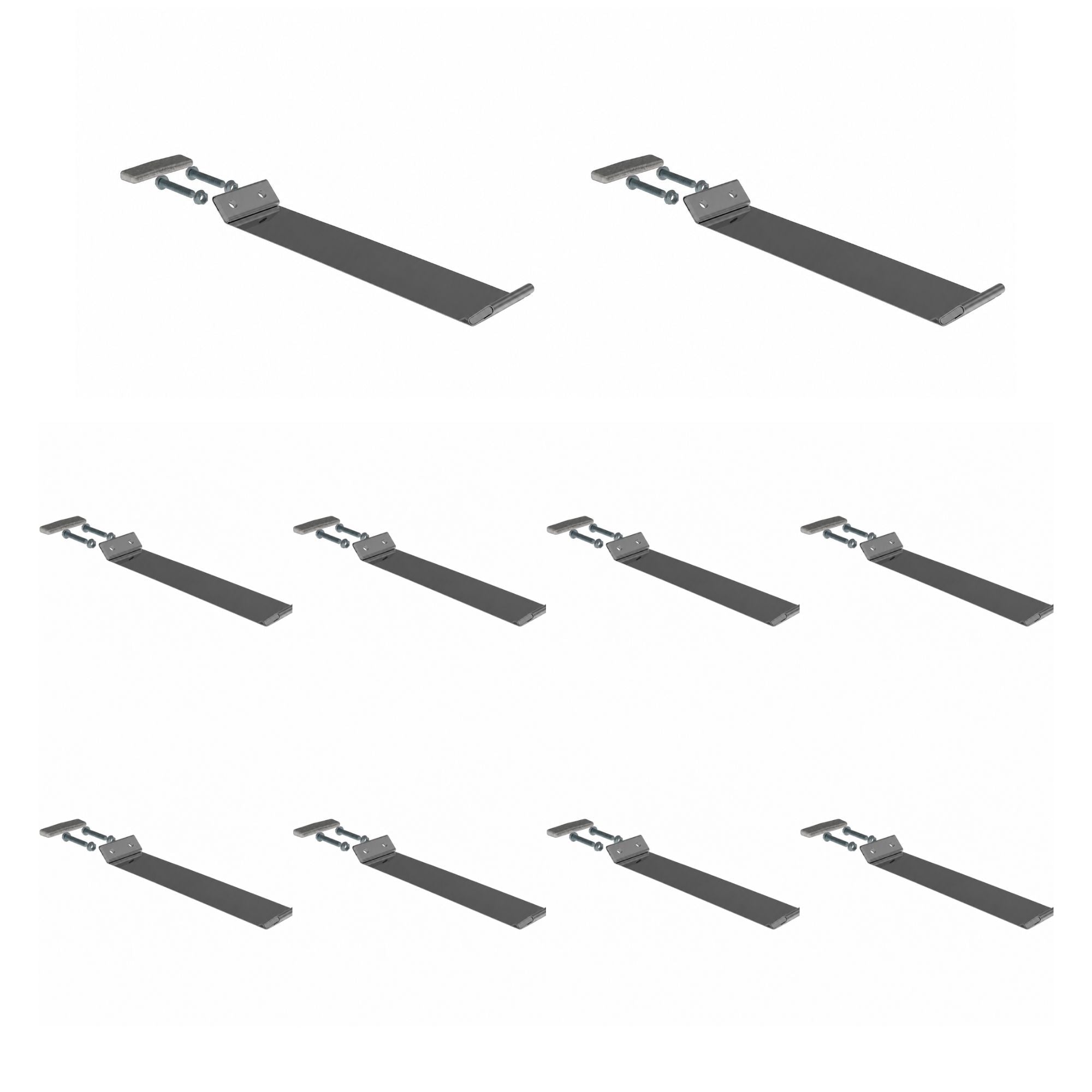 Exhaust Band Clamp Flat Early Style 4in Compatible with Universal Applications – Stainless Steel – Compatible with FL4SS – X004482