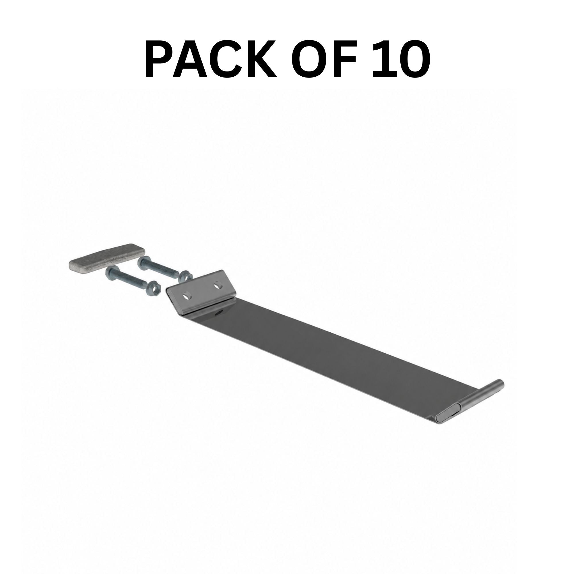 Exhaust Band Clamp Flat Early Style 4in Compatible with Universal Applications – Stainless Steel – Compatible with FL4SS – X004482