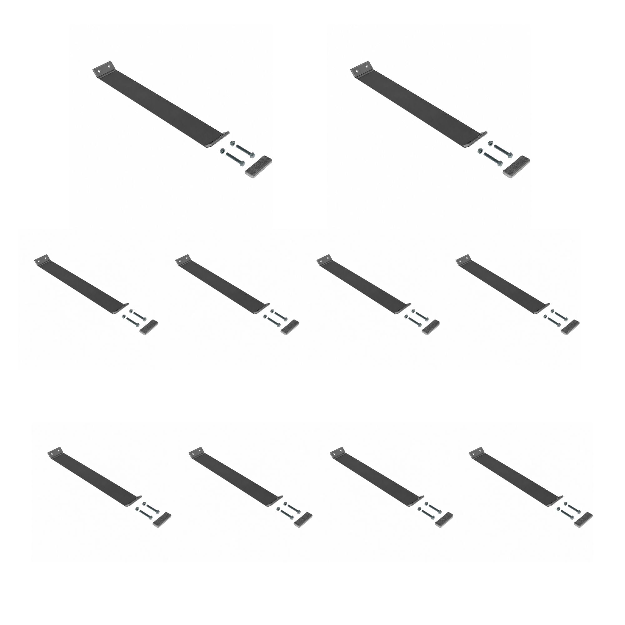 Exhaust Band Clamp Flat Early Style 5in Compatible with Universal Applications – Stainless Steel – Compatible with FL5SS – X004484