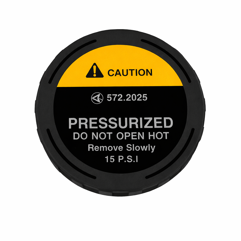 Radiator Cap 15LB for Kenworth Cummins ISX John Deere 270 – Heavy Duty Cooling System Pressure Cap – Compatible with OEM 5S62995