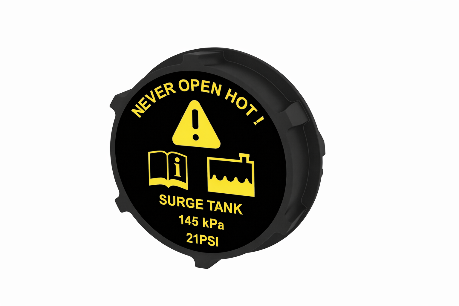 Coolant Reservoir Cap 21LB for Freightliner 2018 Cascadia P4 – Fits Reservoir Side – Compatible with OEM 0532312000