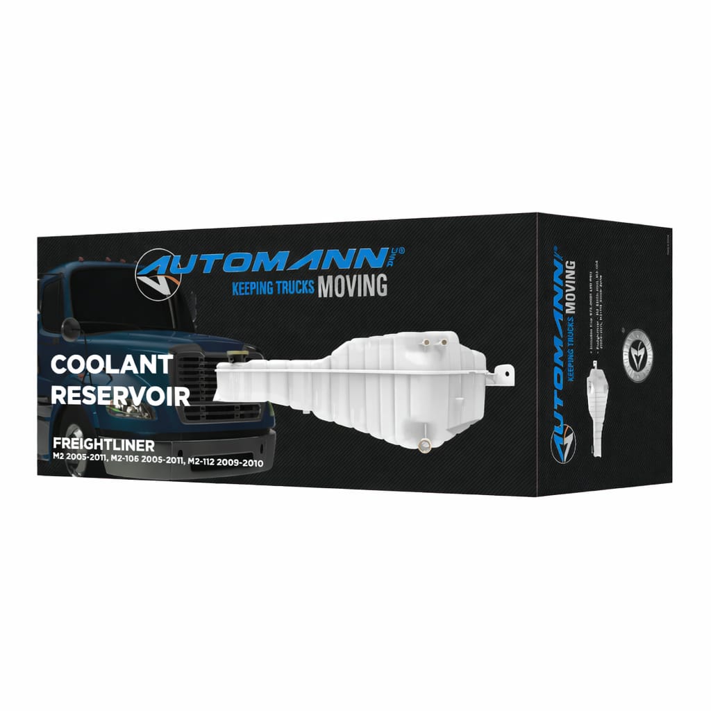 Coolant Reservoir for Freightliner M2 Thomas Built C2 2005-2011 – Includes 572.2001 Cap 20 PSI – Compatible with OEM 0523195000 Z0530740001