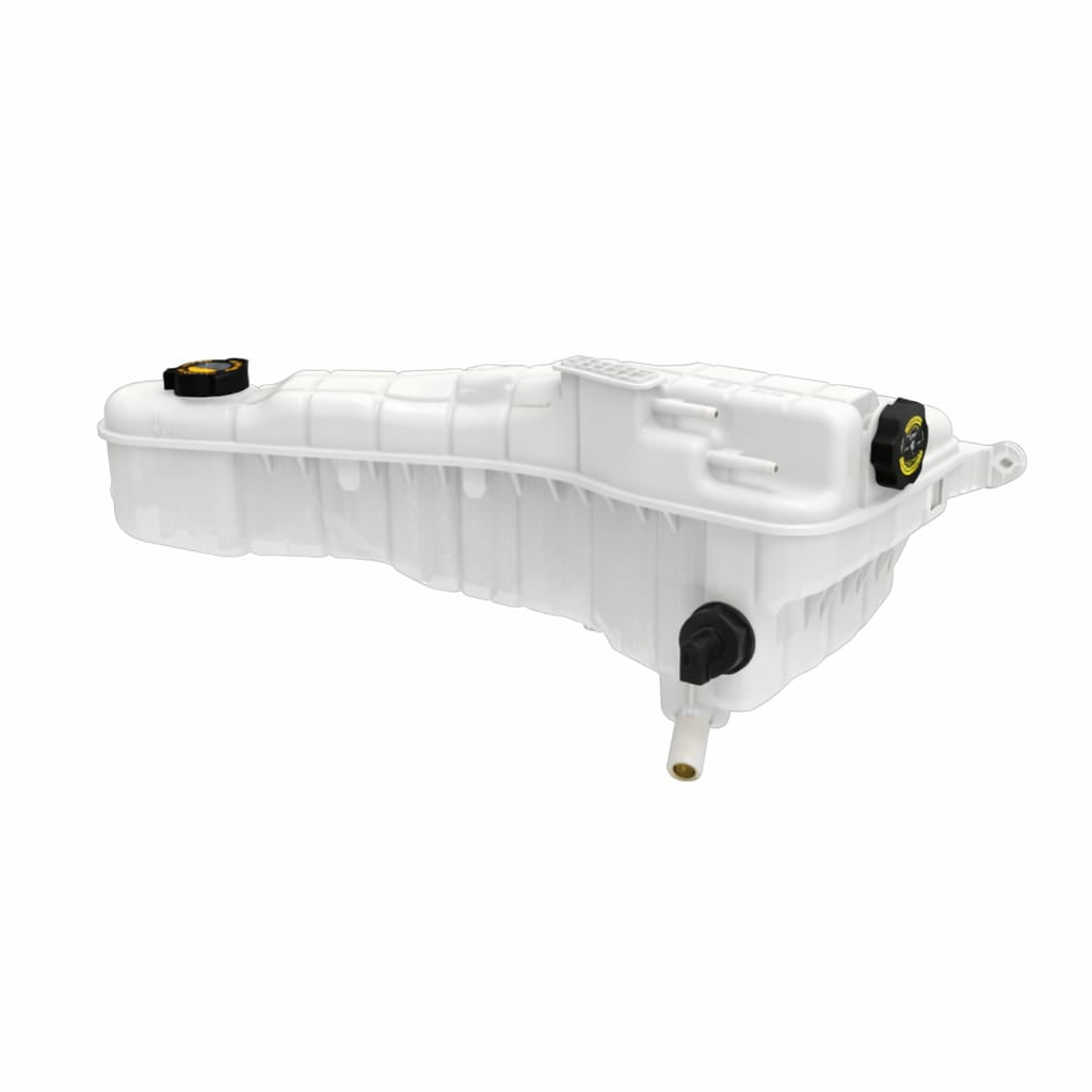 Coolant Reservoir for Freightliner M2-106 108SD 114SD 2010-2017 – Includes Sensor 577.46605 and Caps 572.2002 572.2032 – Compatible with OEM A0528531000 A0528531001