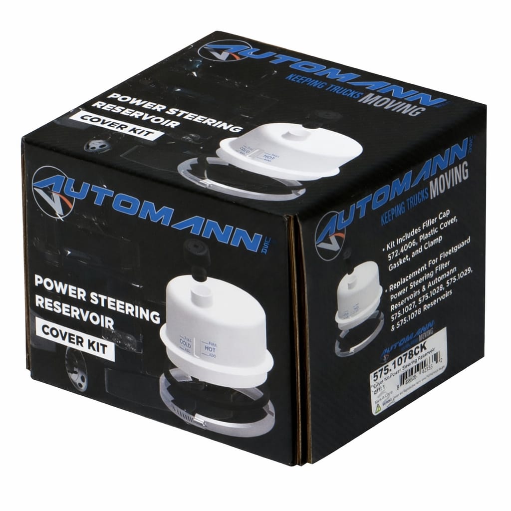 Power Steering Reservoir Cover Kit – Replacement for 575.1078 575.1027 575.1028 Fleetguard Systems