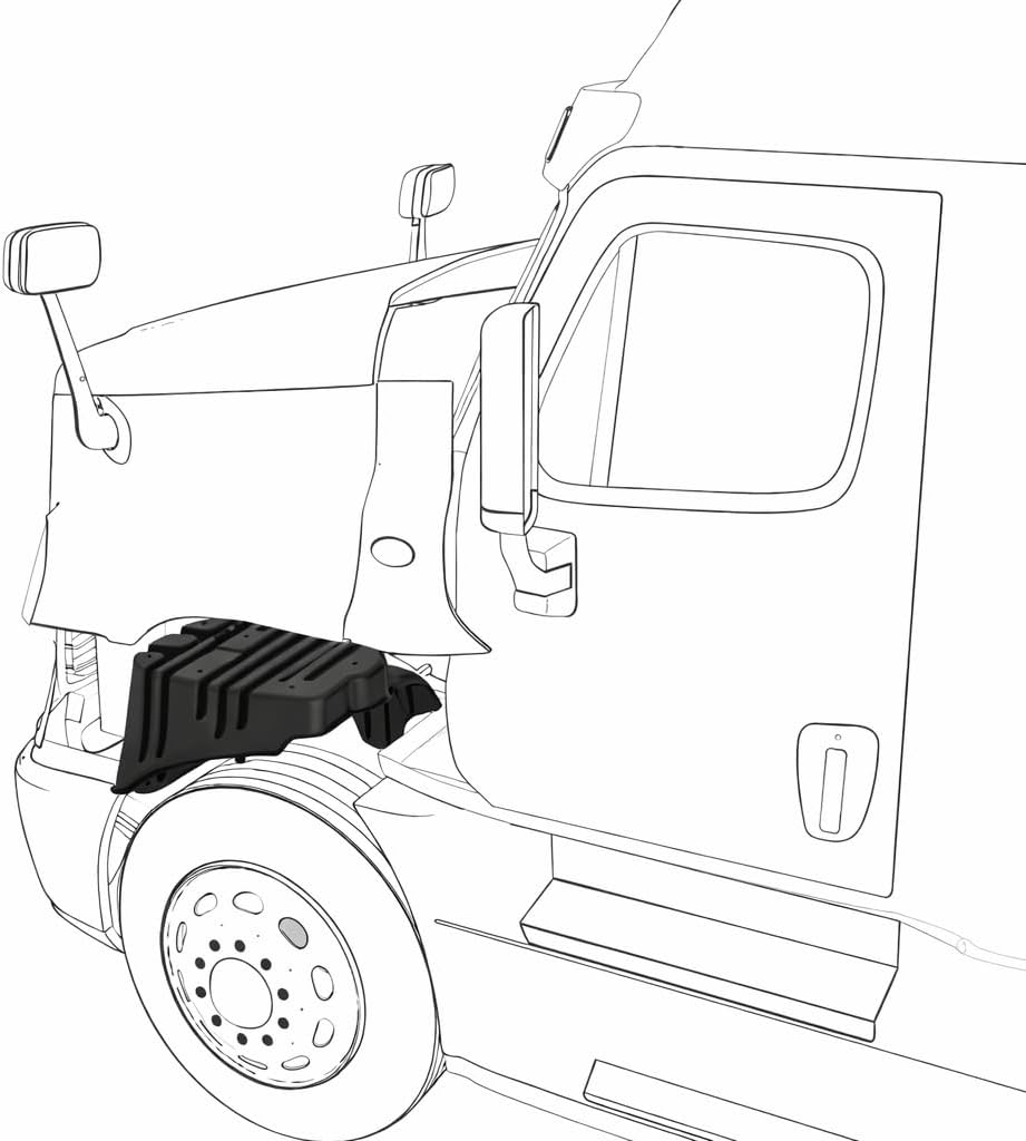 Inner Fender LH Freightliner P3 – Compatible with OEM 1715486002
