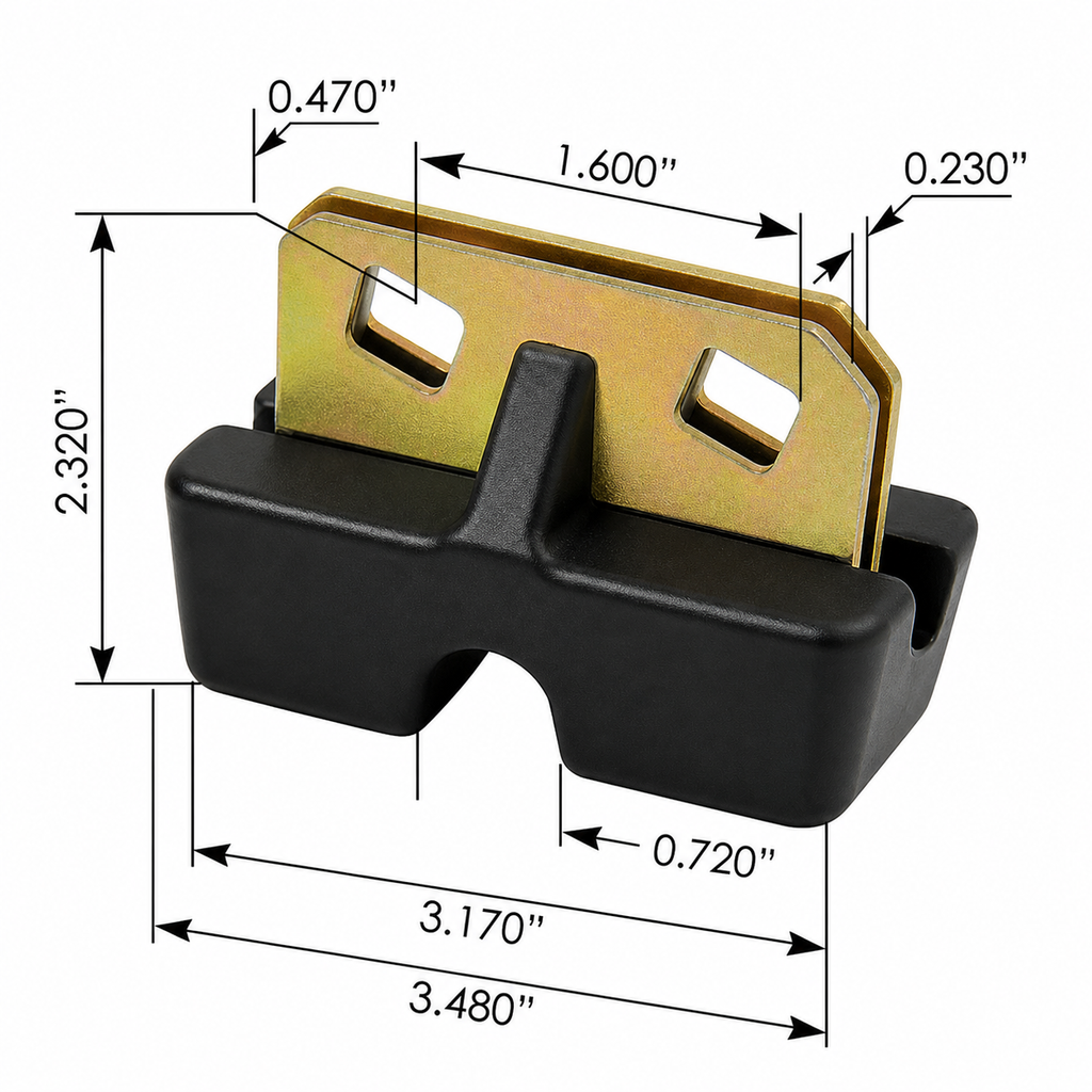 Hood Support Bushing for Freightliner Columbia 2001-2008 – Isolator – Compatible with OEM A1713666000 - Pack of 2