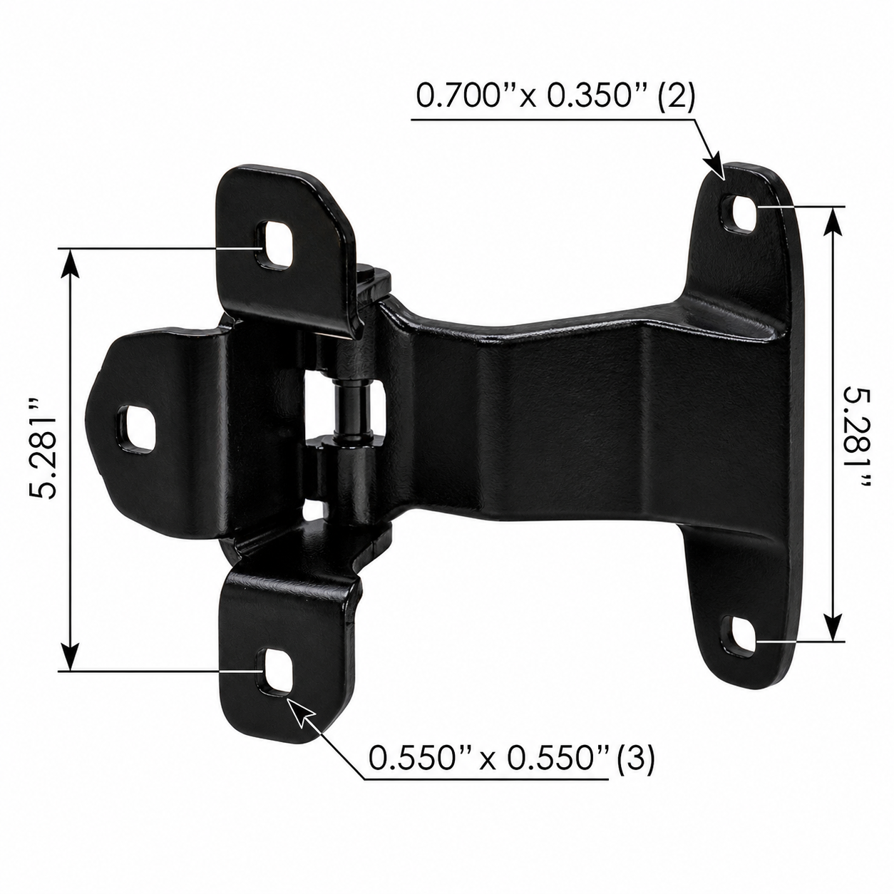 Door Hinge Upper LH RH Pack of 2 for Freightliner Cascadia – Heavy Duty Door Hinge – Compatible with OEM A18-51155-000 A18-68553-000