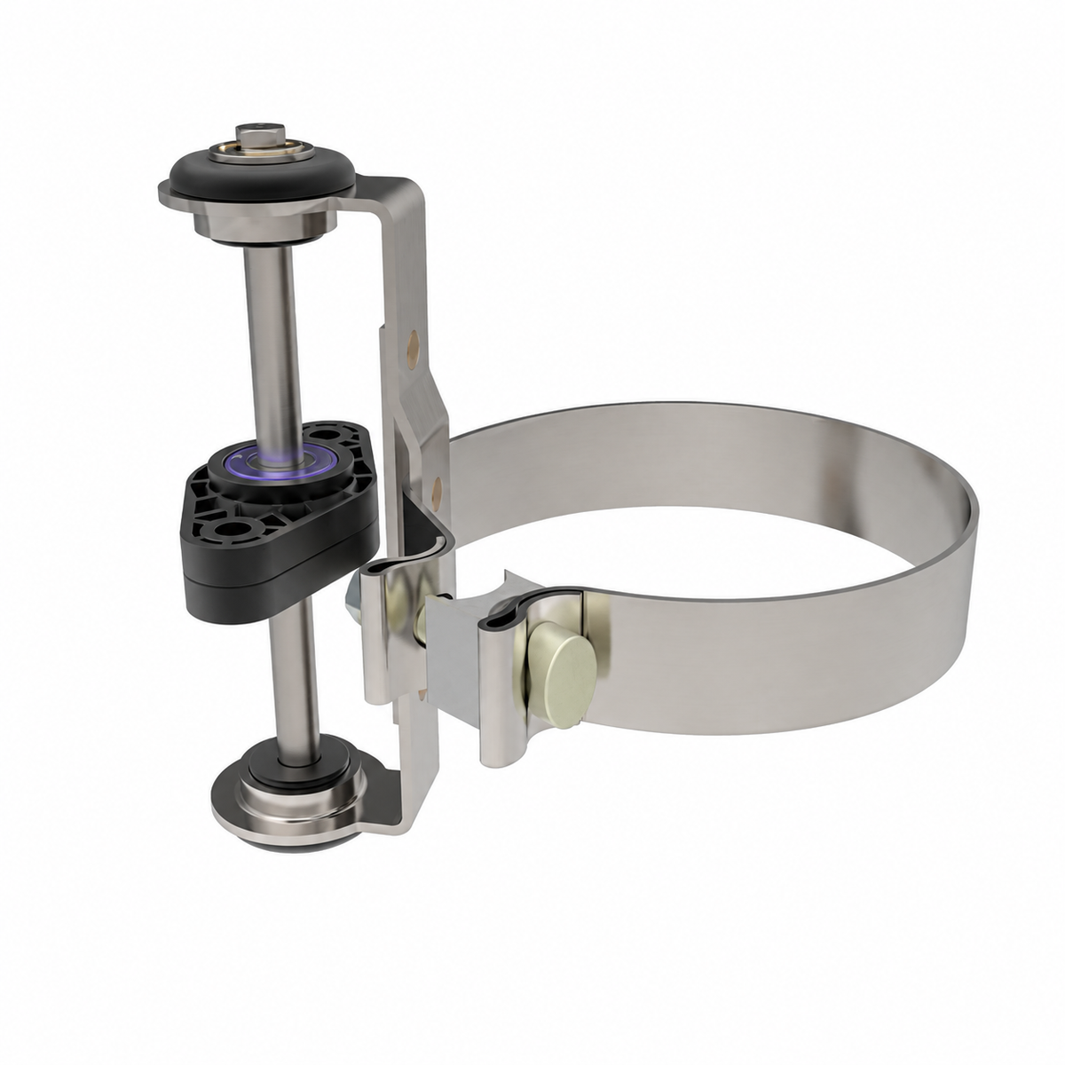 Exhaust Clamp Assembly Mount 5in Stack Compatible with Peterbilt 388 & 389 – Includes Exhaust Bushing Kit & Exhaust Mount – M161033005