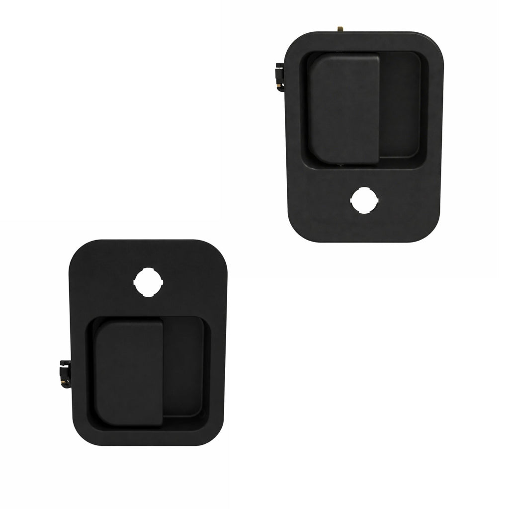Exterior Door Handle LH and RH for Freightliner FL FLD – Black – Compatible with OEM 6807600070 925632 A6807600070 6807600170 925624 A6807600170