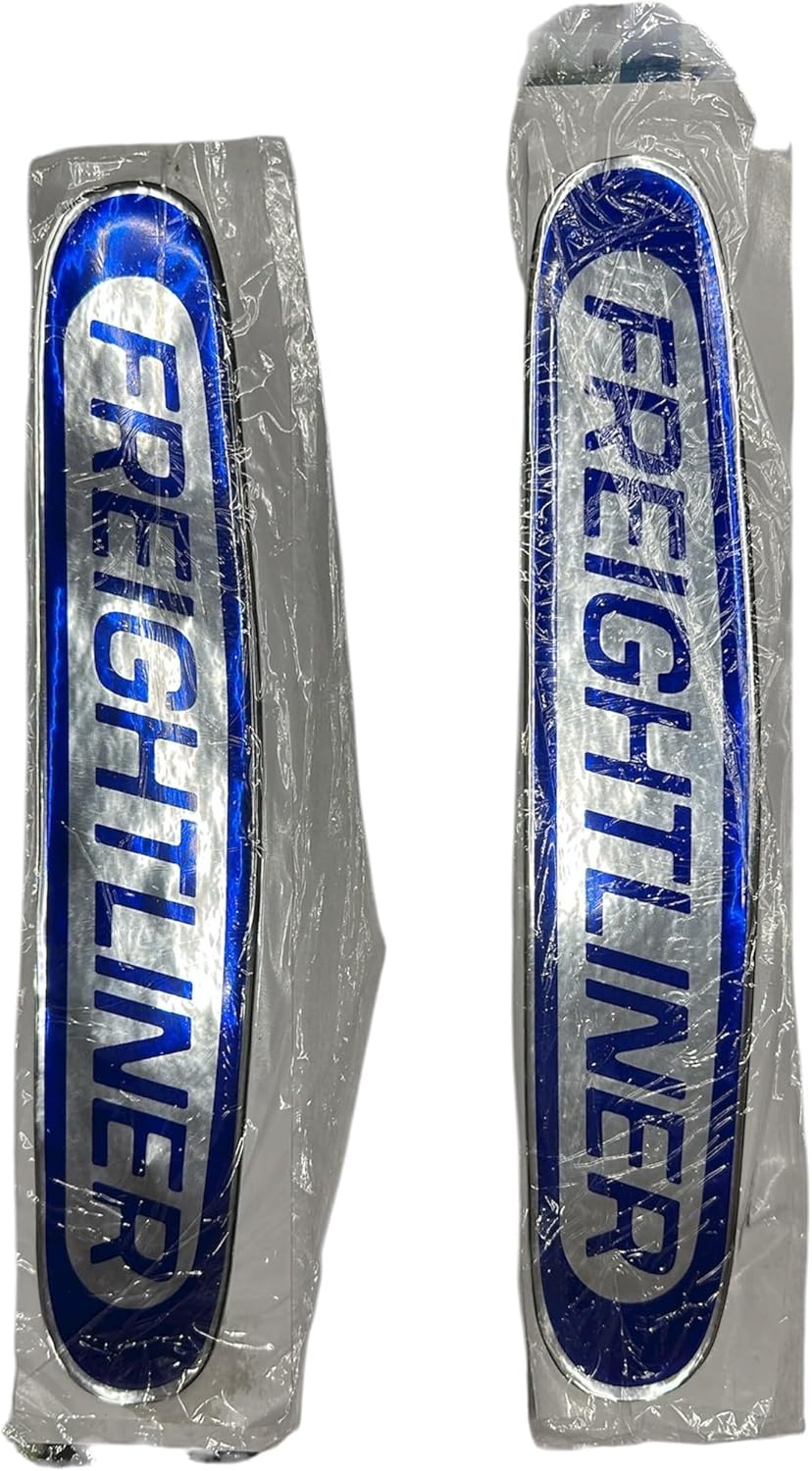 Semi Truck Grill and Hood Emblem Logo Sticker Freightliner Blue 1 Pair Brand: Generic
