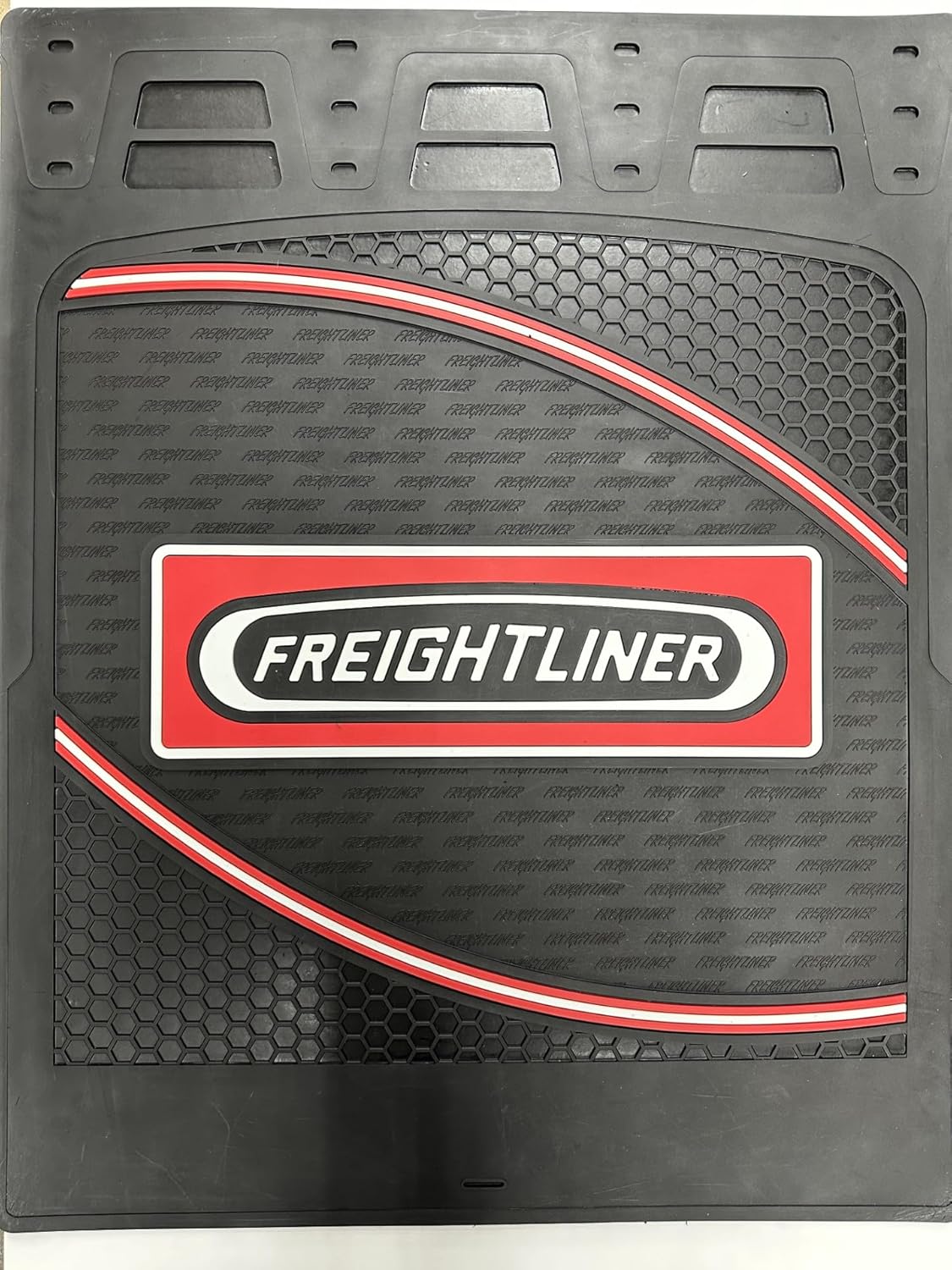 Semi Truck Freightliner 24x30 Black Mudflaps with Red Logo1 Pair Brand: Generic