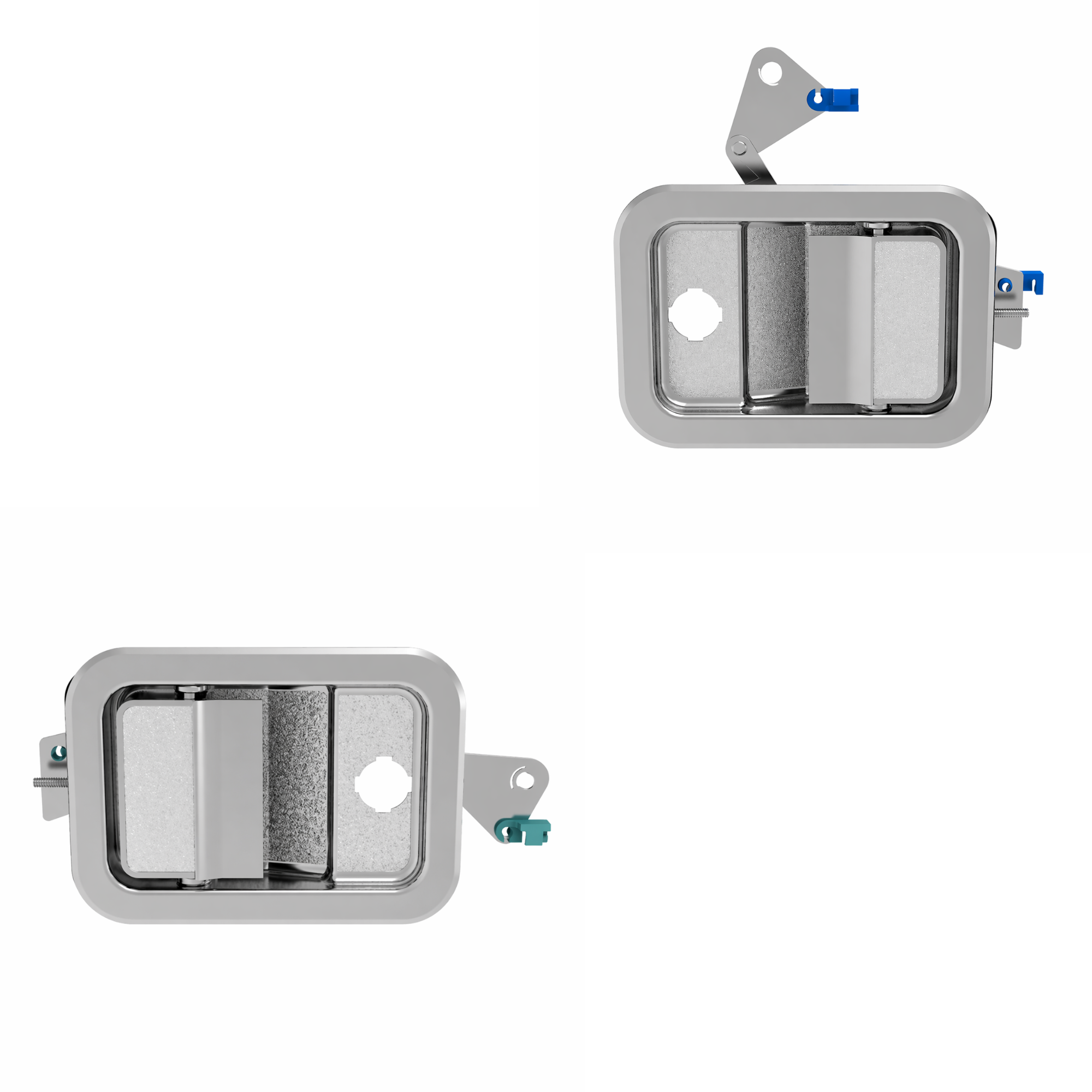 Exterior Door Handle LH and RH for Freightliner Columbia FLC FLD – Replacement Handles – Compatible with OEM 42365 A1839542000 A1842228000 S18307 42366 A1839542001 A1842228001 S18053
