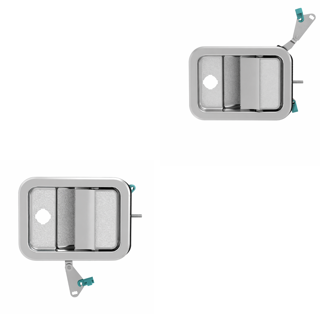 Exterior Door Handle LH and RH for Freightliner FLC FLD – Replacement Handles – Compatible with OEM A1835381000 A1828165001 A1835381001 A1868366001