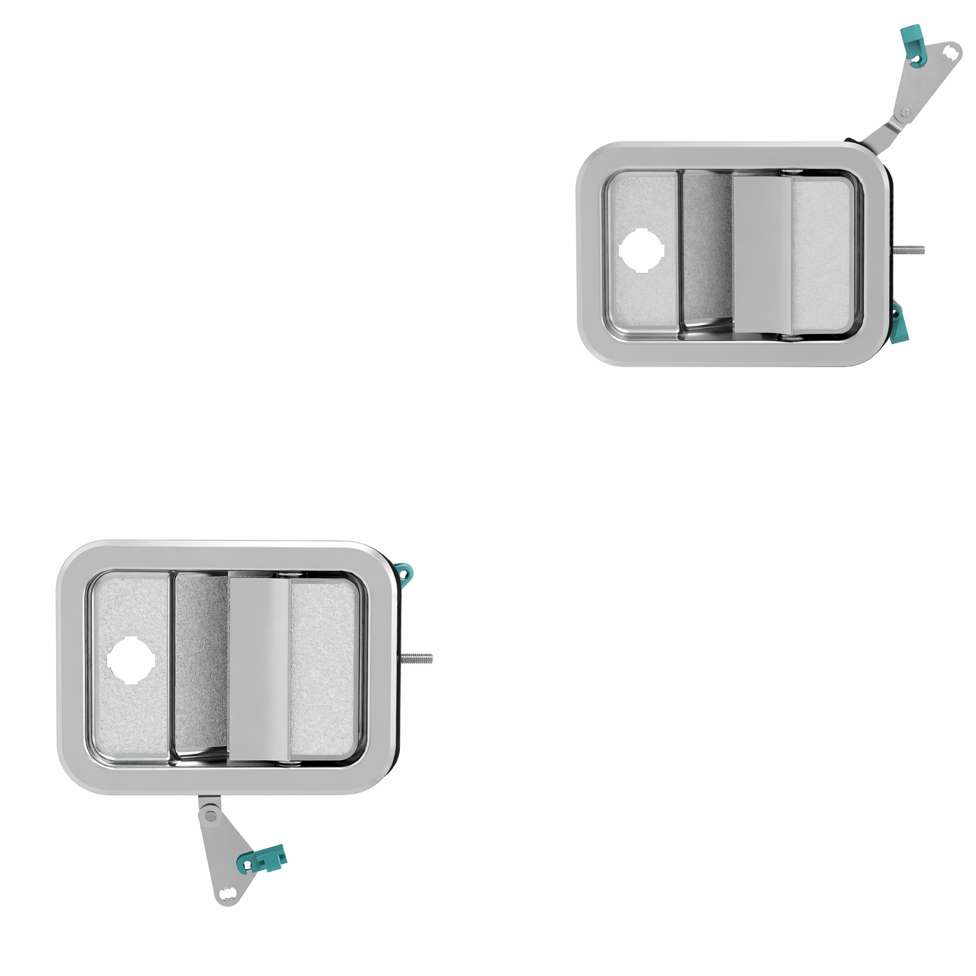 Exterior Door Handle LH and RH for Freightliner FLC FLD – Replacement Handles – Compatible with OEM A1835381000 A1828165001 A1835381001 A1868366001
