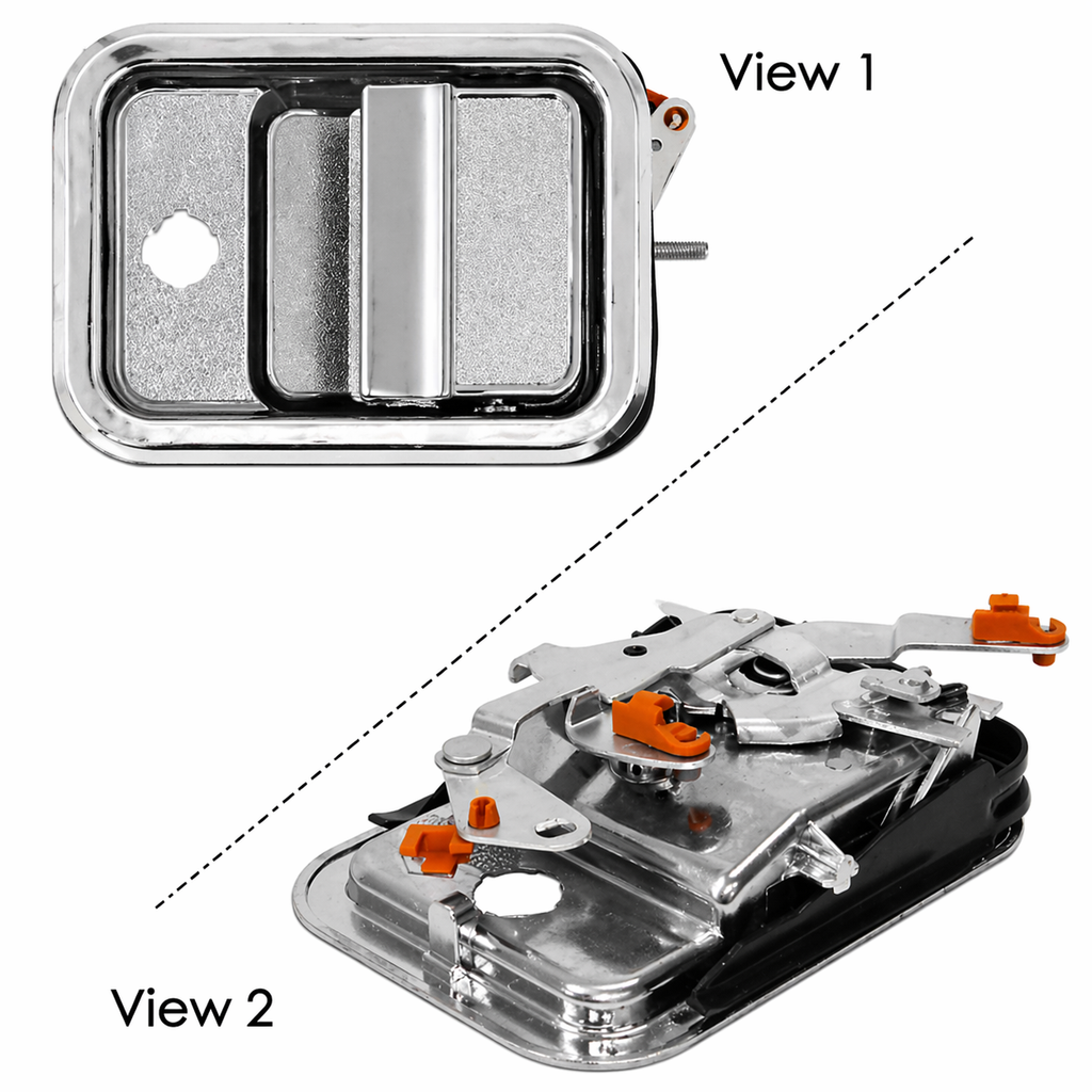 Exterior Door Handle RH for Freightliner FLC FLD – Replacement Handle – Compatible with OEM A1828165001 A1835381001 A1868366001