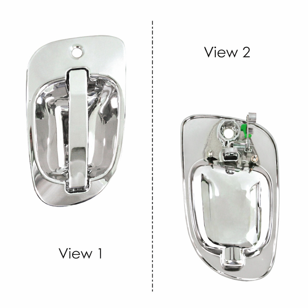 Exterior Door Handle LH for Freightliner Cascadia M2-106 M2-112 – Chrome – Compatible with OEM 42390B