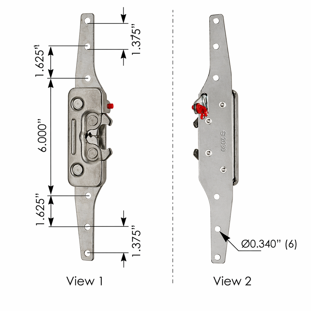 Cabin Latch Assembly RH for Freightliner Century Columbia FLD – Cab Latch – Compatible with OEM A1817847001 A1827783001