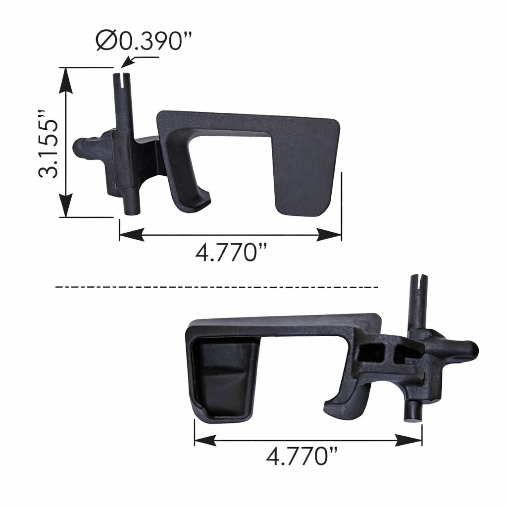 Interior Door Handle LH and RH for Freightliner Century Columbia – Replacement Door Handle – Compatible with OEM 1839533000 1841717000 1848225000 1839533001 1841717001 1848225001