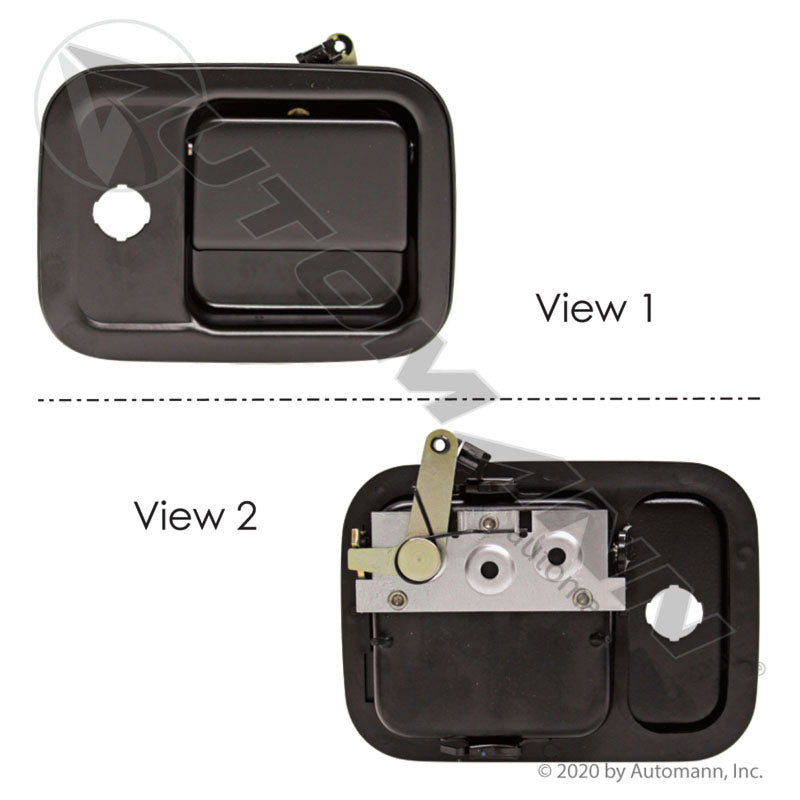 Exterior Door Handle LH and RH for Freightliner FL FLD – Black – Compatible with OEM 6807600070 925632 A6807600070 6807600170 925624 A6807600170